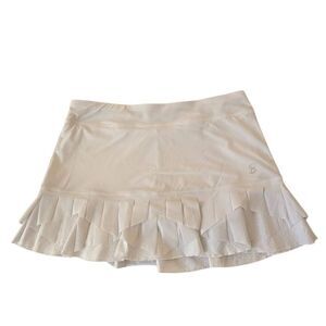 Sofibella Womens Tennis Pickleball Activewear Mini Skort White Size Medium